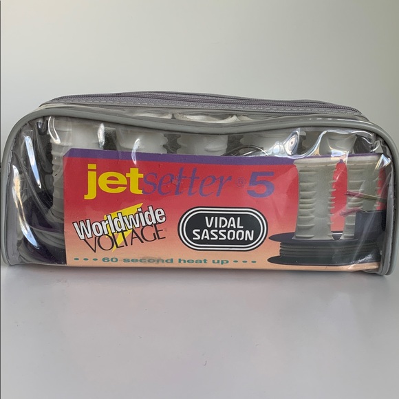 Vidal sassoon jet setter 5 hot hair rolls vintage